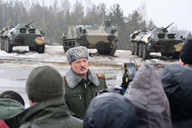 W ubiegłym tygodniu Aleksandr Łukaszenka po raz pierwszy oficjalnie potwierdził, że Białoruś bierze udział w "specjalnej operacji wojskowej" na Ukrainie. Zdjęcie ilustracycjne.