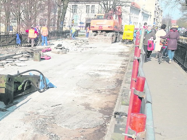 Remont mostu na Parsęcie w ciągu ul. Łopuskiego potrwa do czerwca. To właśnie prowadzone tam prace powodują wzniecanie tumanów pyłu, który przeszkadza mieszkańcom między innymi budynków stojących przy ul. Rzecznej