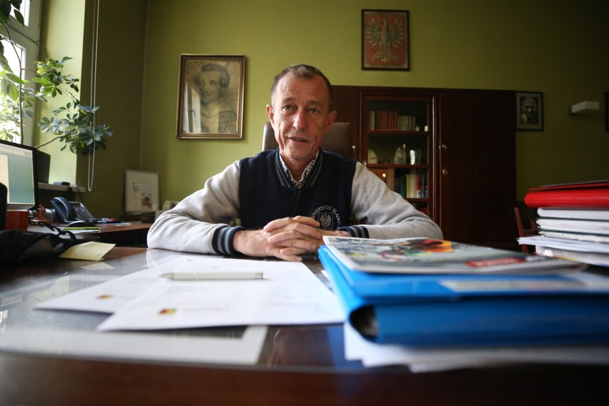 Przemysław Fabjański, dyrektor I LO w Chorzowie