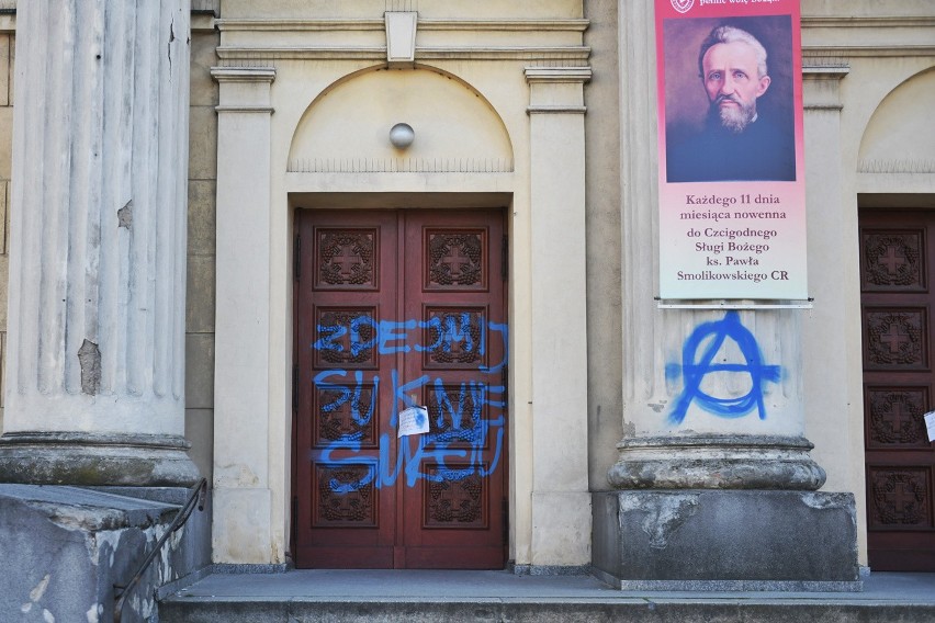 Do aktu wandalizmu doszło w nocy z wtorku na środę na...