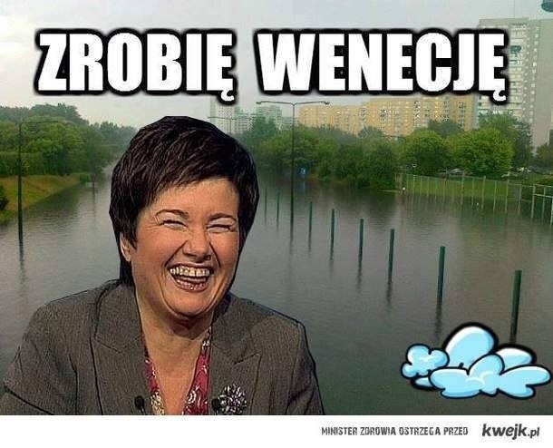 Zalana Warszawa: Internet śmieje się z zalanej Warszawy [MEMY]