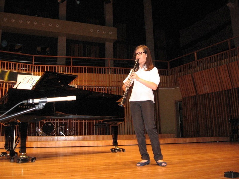 Paulina Magiera grała na klarnecie