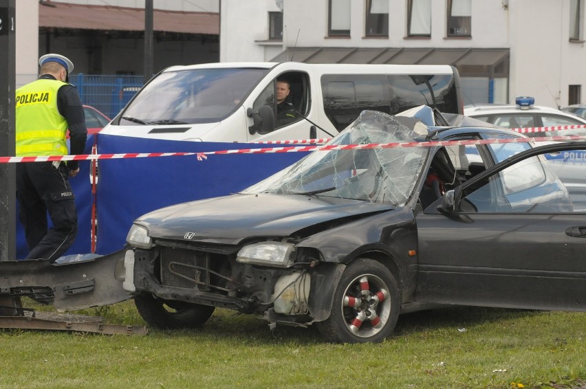 Wypadek na Wrotkowskiej w Lublinie