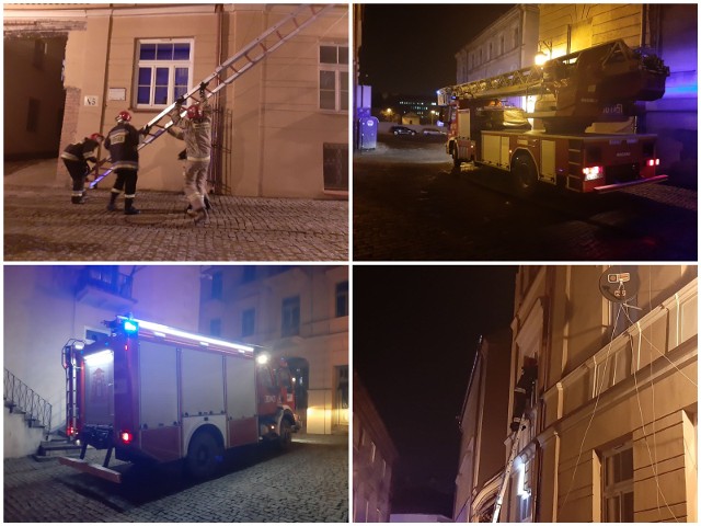 Interwencja straży pożarnej na Starym Mieście w Lublinie