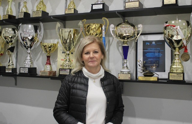 Maria Świerczyńska - prezes najlepszego klubu zapaśniczego w Polsce oraz dyrektor Zespołu Szkół Budowlanych.