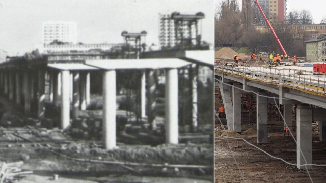 Pierwszy wiadukt został zbudowany w 1971 roku. Jak był budowany ten drugi?