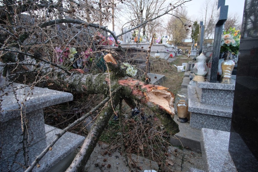 W wyniku wichury, która przeszła nad Przemyślem, na...