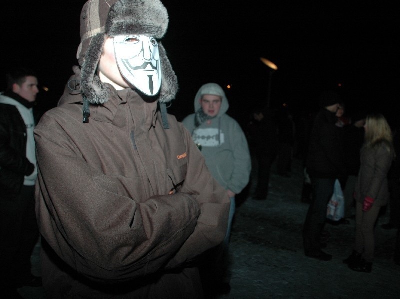 Protest przeciwko ACTA w Gorzowie