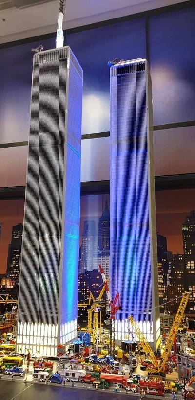 Największe na świecie wieżowce World Trade Center z klocków Lego w Gliwicach