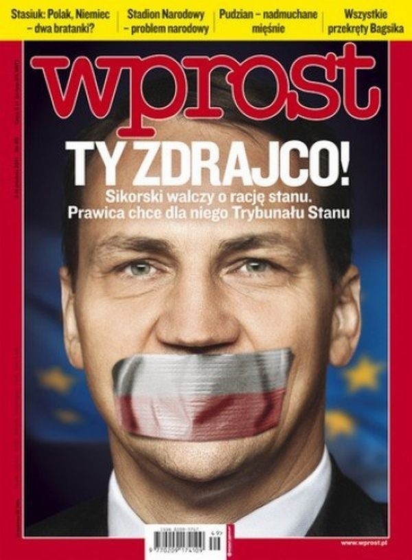 Tygodnika "Wprost" Radosław Sikorski prawdopodobnie już nie...