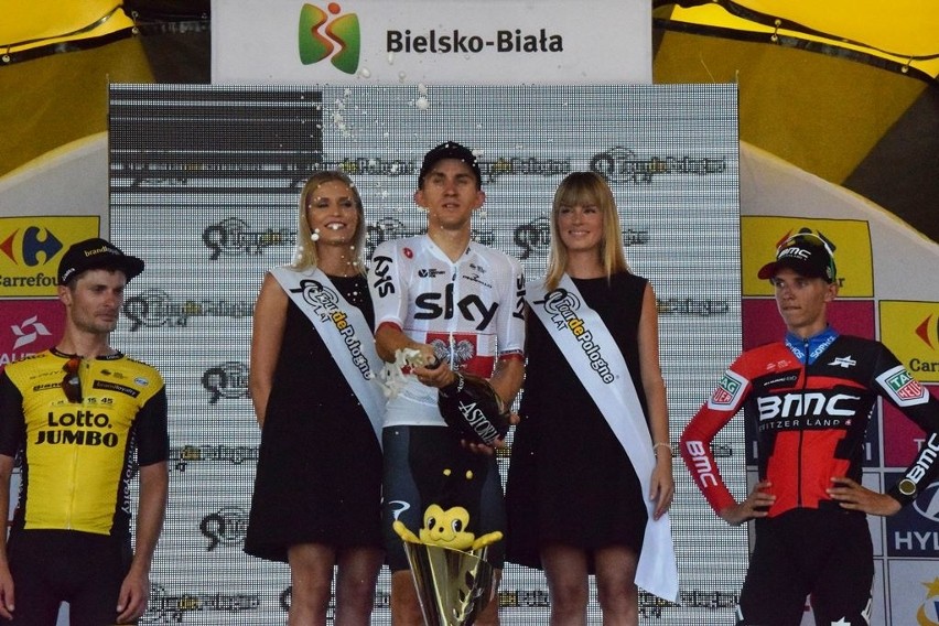 Michał Kwiatkowski wygrał etap Tour de Pologne w Bielsku-Białej. Polak umocnił się na pozycji lidera