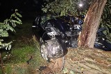 W Połajewie niedaleko Radziejowa pijany kierowca uderzył w drzewo. Ranny pasażer trafił do szpitala