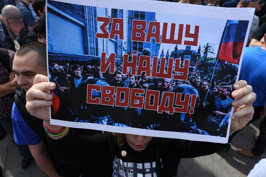 Protesty w Rosji. Ponad tysiąc zatrzymanych przeciwników Władimira Putina, m.in. Aleksiej Nawalny [ZDJĘCIA]