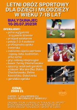 Letni obóz sportowy z MSMS Edukacja i sport w Białym Dunajcu
