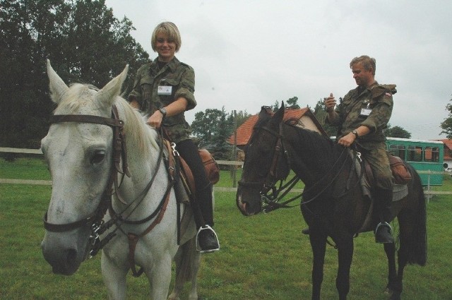 - Pielęgnujemy tradycje polskiej kawalerii - mówią Agnieszka Nowaczek i Piotr Lorek.