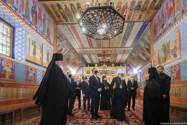 Prezydent RP Andrzej Duda odwiedził żeński monaster św. św. Marty i Marii na Świętej Górze Grabarce