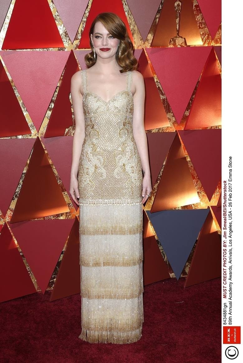 Emma Stone na czerwonym dywanie.

fot. East News
