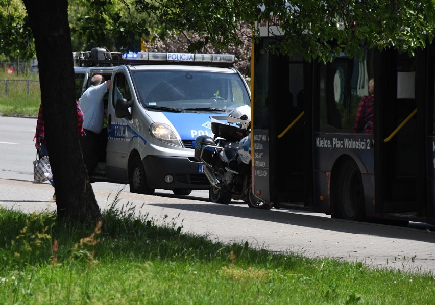 Dwa wypadki z udziałem miejskich autobusów w Kielcach! Dwie osoby w szpitalu