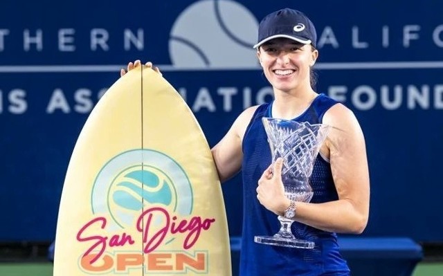 Iga Świątek w turnieju WTA 500 w San Diego osiągnęła niesamowite liczby