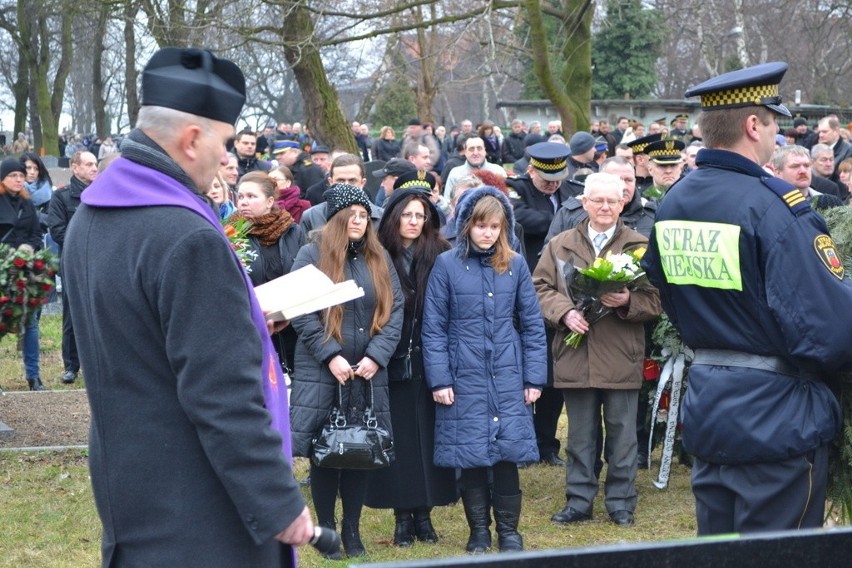 Pogrzeb Jarosława Rajdy, komendanta straży miejskiej w Zabrzu [ZDJĘCIA]