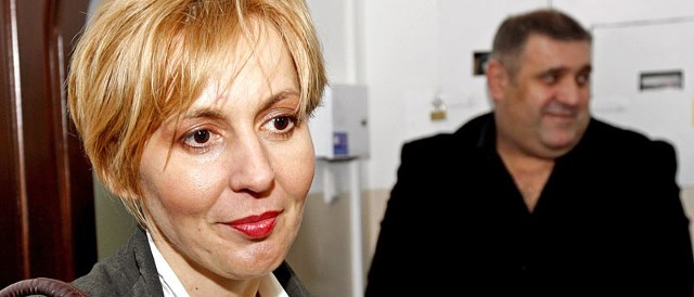 Marta Półtorak kupiła dziś za ponad 230 mln zł Millenium Hall. W tle Bogdan Pawłowski, poprzedni właściciel inwestycji.