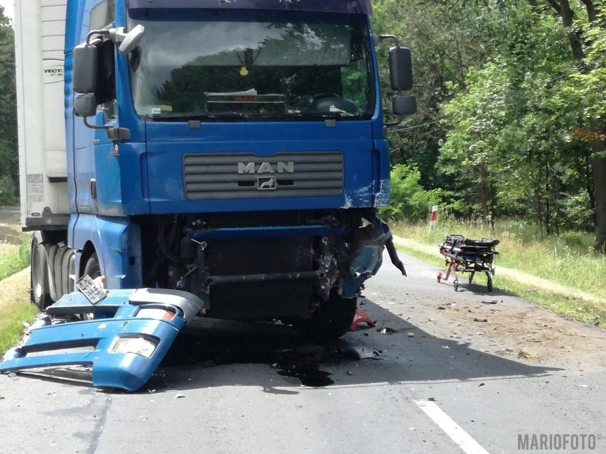 Wypadek i kolizja na drodze Dobrzeń Wielki - Kup.