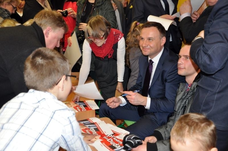 Andrzej Duda w Przasnyszu