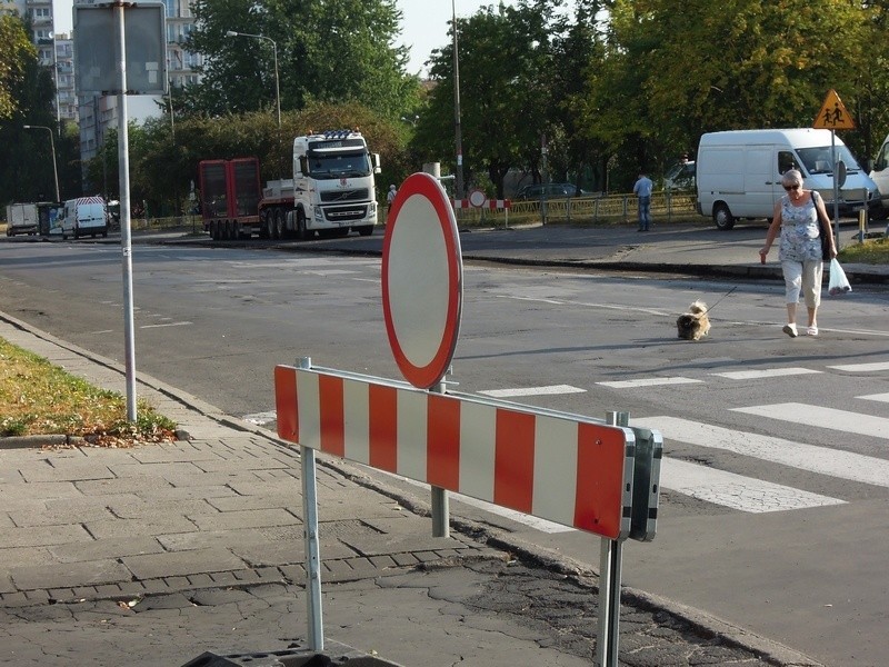 Przez wjazdy przebiegać będzie ścieżka i chodnik, ale...