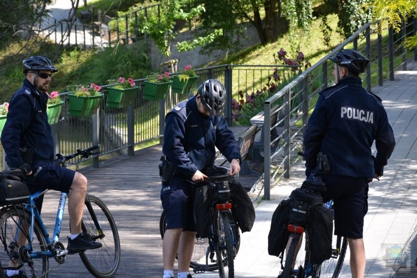 Drużyna rowerowa przy Komendzie Wojewódzkiej Policji w Opolu...