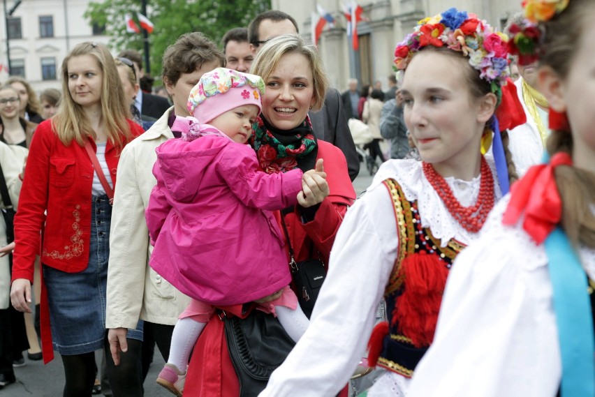 Lublin: Zatańczyliśmy poloneza z okazji Święta 3 Maja