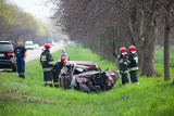 Poważny wypadek pod Sycewicami. Nie żyje kierowca golfa (zdjęcia, wideo)