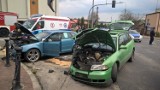 Zderzenie dwóch audi na skrzyżowaniu w Kraśniku
