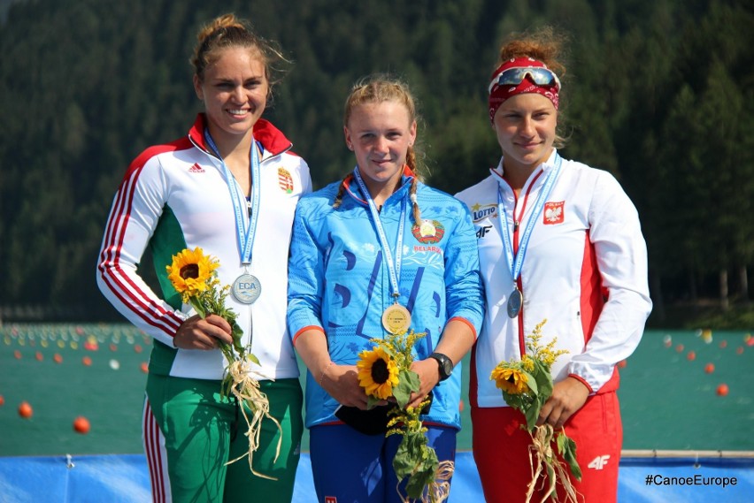 Julia Olszewska z brązowymi medalami mistrzostw Europy w Auronzo