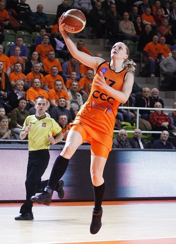 Agnieszka Bibrzycka w swoim debiucie w barwach CCC rzuciła 10 punktów.