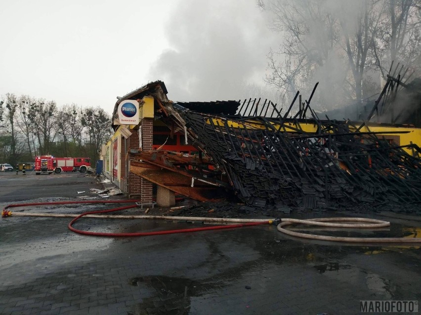 Spłonął market sieci Biedronka w Ozimku