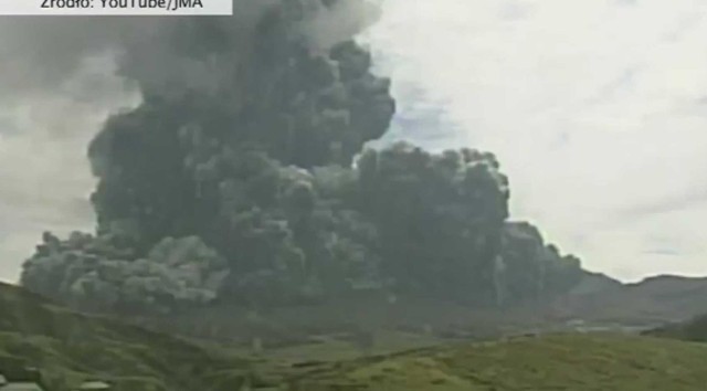 Erupcja wulkanu w Japonii