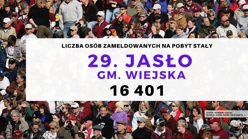 29. miejsce - Jasło, gmina wiejska.