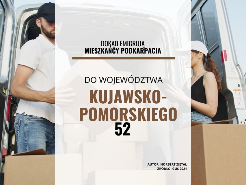 52 osoby wyemigrowały w 2021 roku z Podkarpacia do...