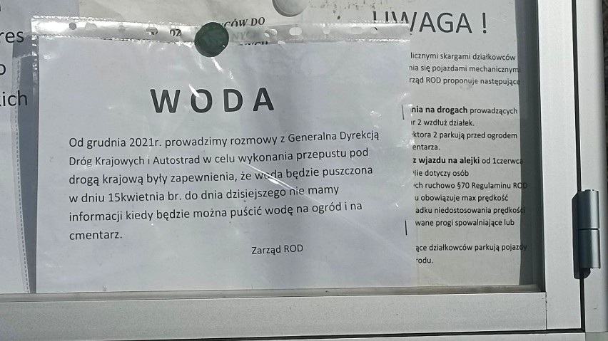 Po prawie pięciu miesiącach ruszyła sprawa braku wody na...