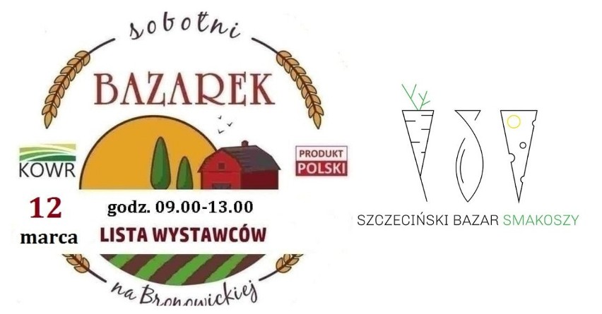 Weekend w Szczecinie dla miłośników domowych smaków. Sobota Bazarek na Bronowickiej. Niedziela Bazar Smakoszy na Off Marinie