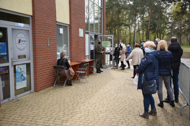 Tak funkcjonuje punkt szczepień powszechnych na Skarpie.