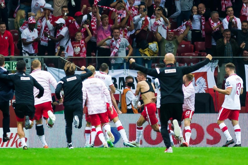 08.09.2021 warszawa stadion pge narodowy mecz polska anglia...