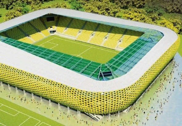 Stadion GKS Katowice - wizualizacja