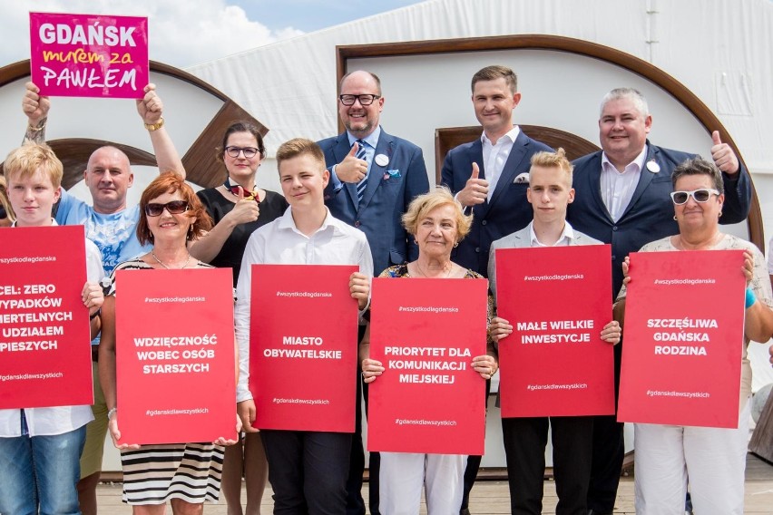 Konferencja Pawła Adamowicza - początek kampanii wyborczej...