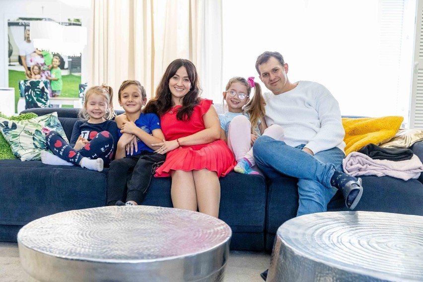 Sylwia i Marcin wraz z dziećmi tworzą zgrany team