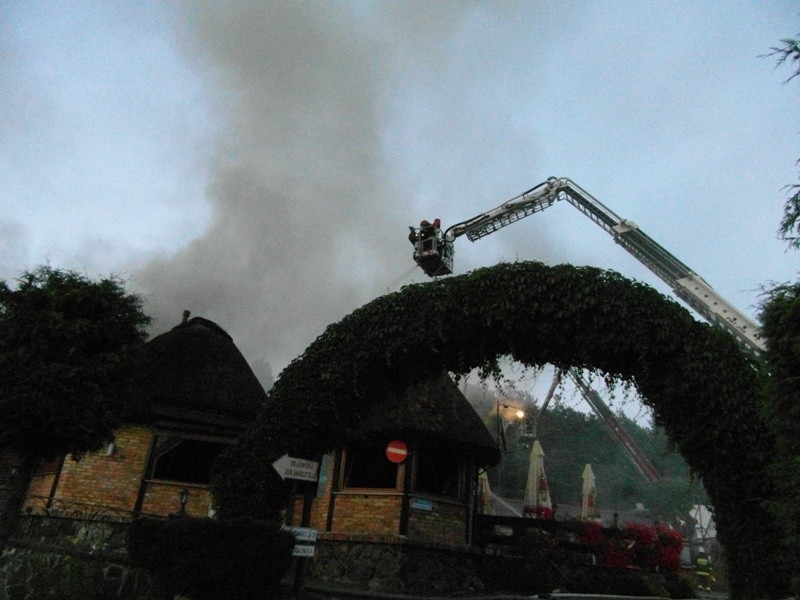 Wielki pożar ośrodka Kormoran w Sulęcinie
