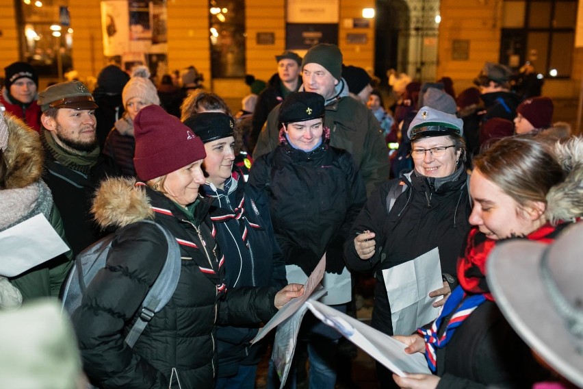 Ponad 200 harcerzy oraz uczniów z bydgoskich szkół wzięło...