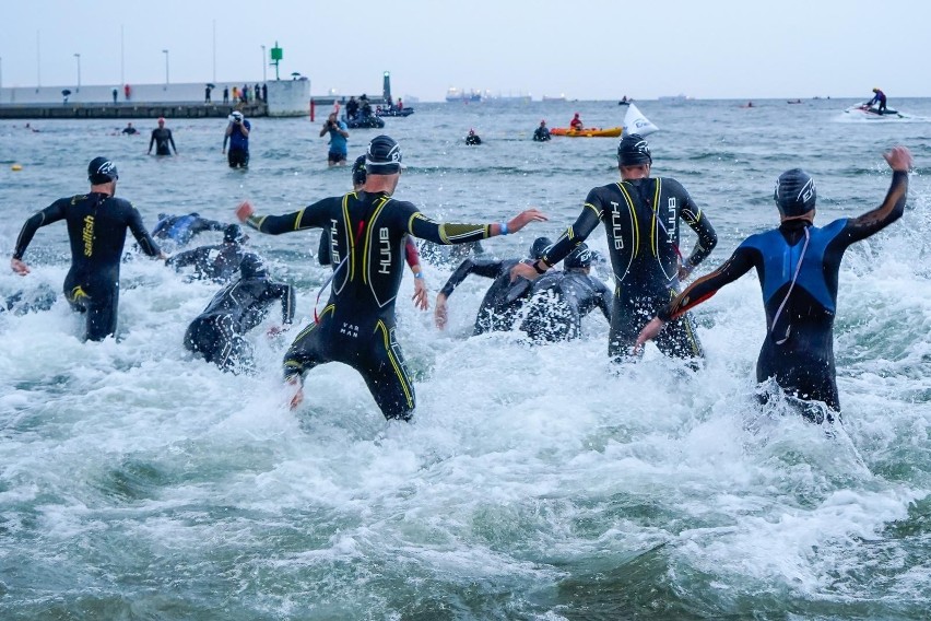 Triathlonowe zawody Enea Ironman Gdynia 8.08.2021