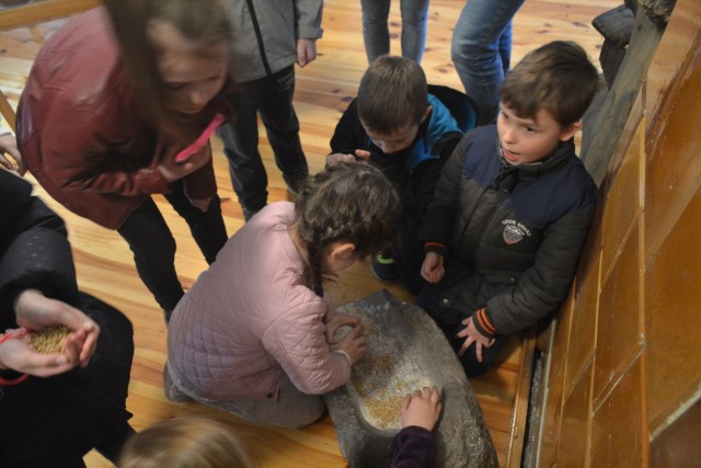 Uczniowie Szkoły Podstawowej nr 66 w Fordonie odwiedzili Zespół Szkół im. Bronisława Zamojdzina w Karolewie. Dzieci wzięły udział w konkursie "Mistrz dojenia sztucznej krowy", przejechały się ciągnikiem, poznały zbiory zebrane przez patrona Zespołu Szkół, o których opowiedziała jego córka Jolanta Zamojdzin-Sobólska, a także wzięły udział w warsztatach gastronomicznych. Gości oprowadzali uczniowie klasy II technikum. Dzień zakończył się zabawą przy ognisku.Zobacz też: Na Uniwersytecie Technologiczno-Przyrodniczym pokazali, jak ratuje się ludzi