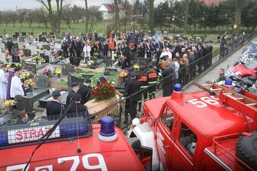 Pogrzeb Ryszarda Pluty radnego Kuźni Raciborskiej